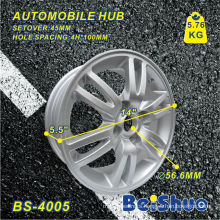 Aluminium Alloy Wheel Hub Rim with Silver Surface